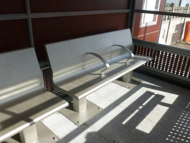 siège chauffant en gare de Houdan