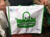 Sac panier fraicheur lignes N et U