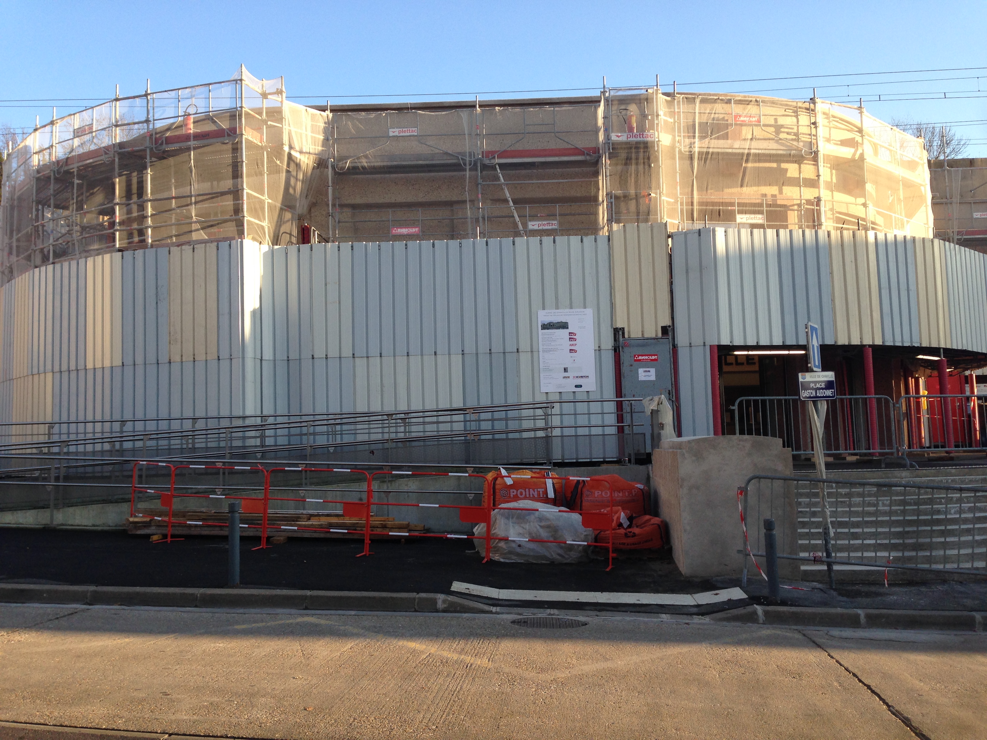 Ça avance en gare de Chaville Rive Gauche Ça avance en gare de Chaville Rive Gauche