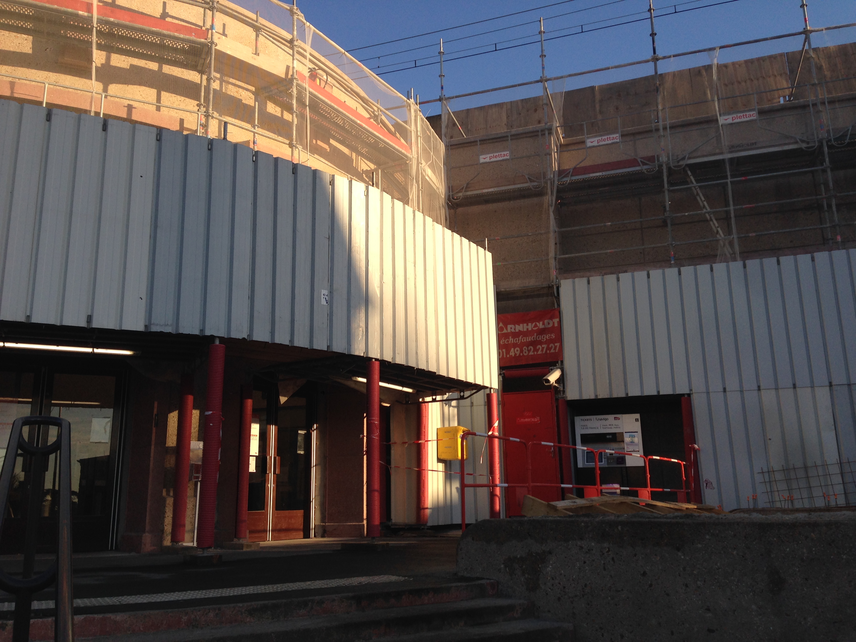 Ça avance en gare de Chaville Rive Gauche Ça avance en gare de Chaville Rive Gauche