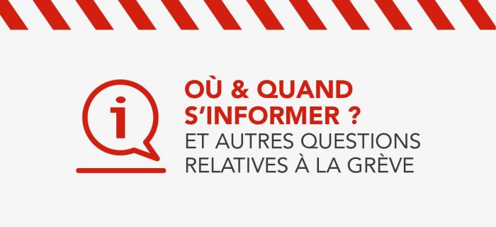 Moyens d'information grève