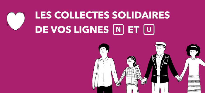 Collectes solidaires lignes N & U Transilien