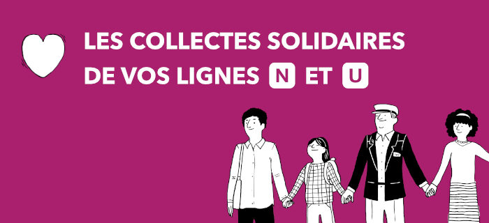 Collectes solidaires lignes N & U Transilien