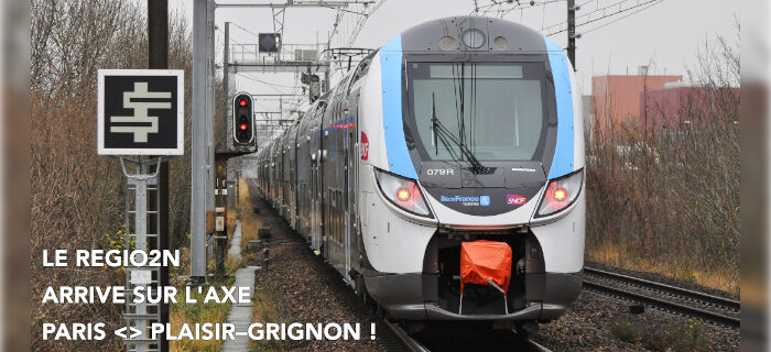 Arrivée du Regio2N sur l'axe Plaisir – Grignon