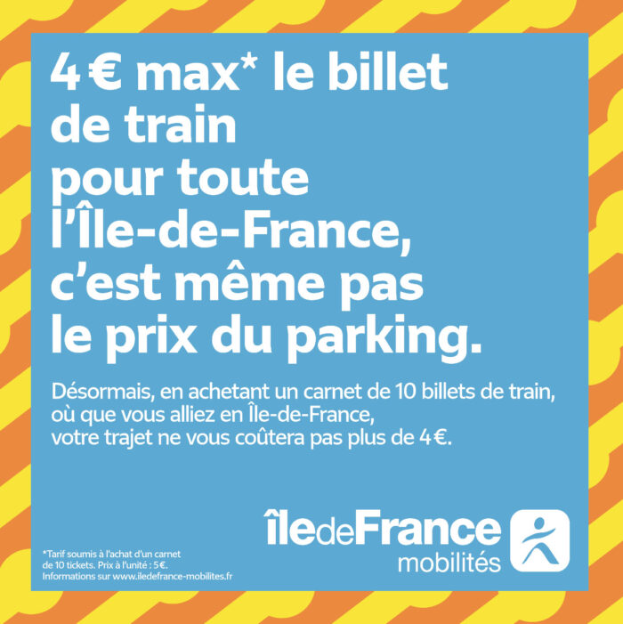 Île-de-France Mobilités - Plafond 4 euros