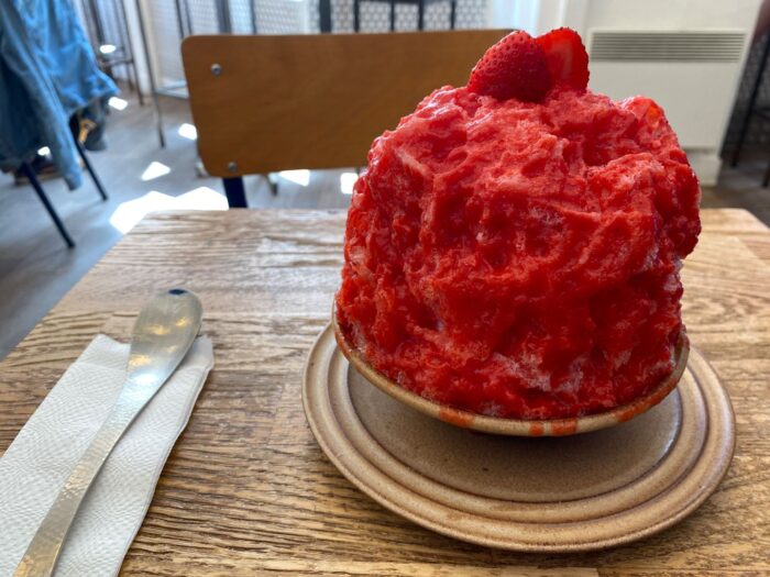 Kakigori fraise – Hexagone Café