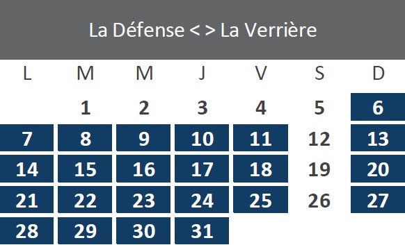 Travaux octobre 2024 – Ligne U