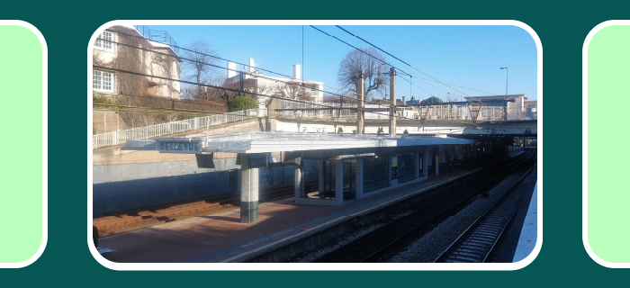 Gare de Bellevue avant les travaux