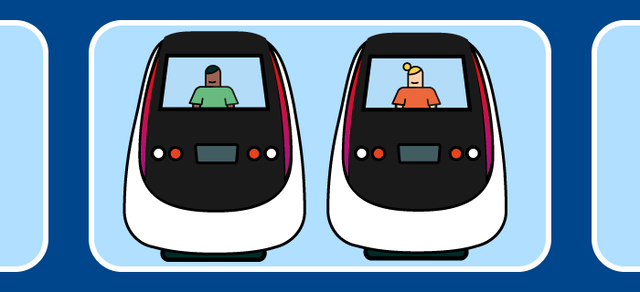 Conductrice et conducteur de train