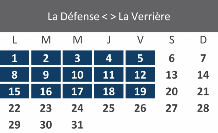 Travaux décembre 2025 - Ligne U