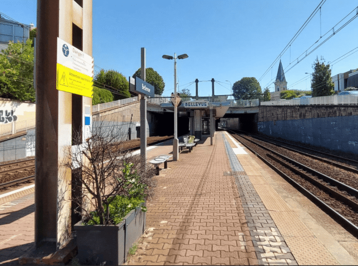 Ancien quai de la Gare de Bellevue