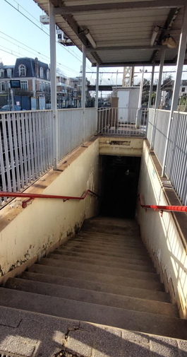 Passage souterrain de la gare de Bellevue