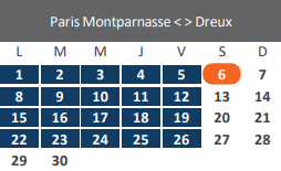Travaux juin 2026 - Paris-Dreux