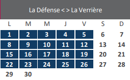 Travaux juin 2026 - Ligne U
