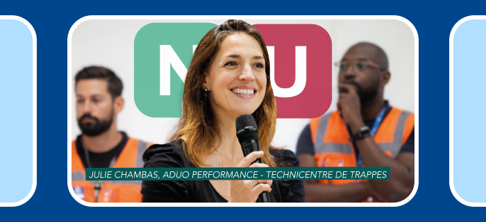 Julie Chambas, d'adjointe dirigeante d'unité opérationnelle au Technicentre de Trappes