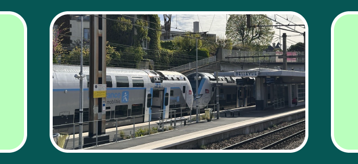 Gares en travaux sur les lignes N&U - Gare de Bellevue