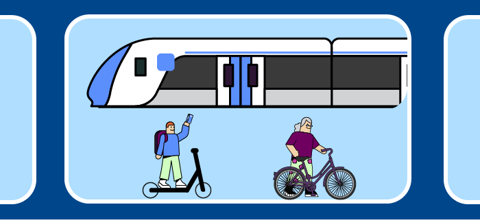 Règles d'emport des vélos et trottinettes
